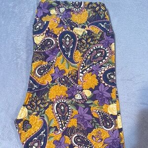 Colorful Paisley Floral Lularoe Leggings